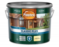 PINOTEX CLASSIC PLUS - 9 л. пропитка-антисептик быстросохнущая 3 в 1,  защита до 9 лет.